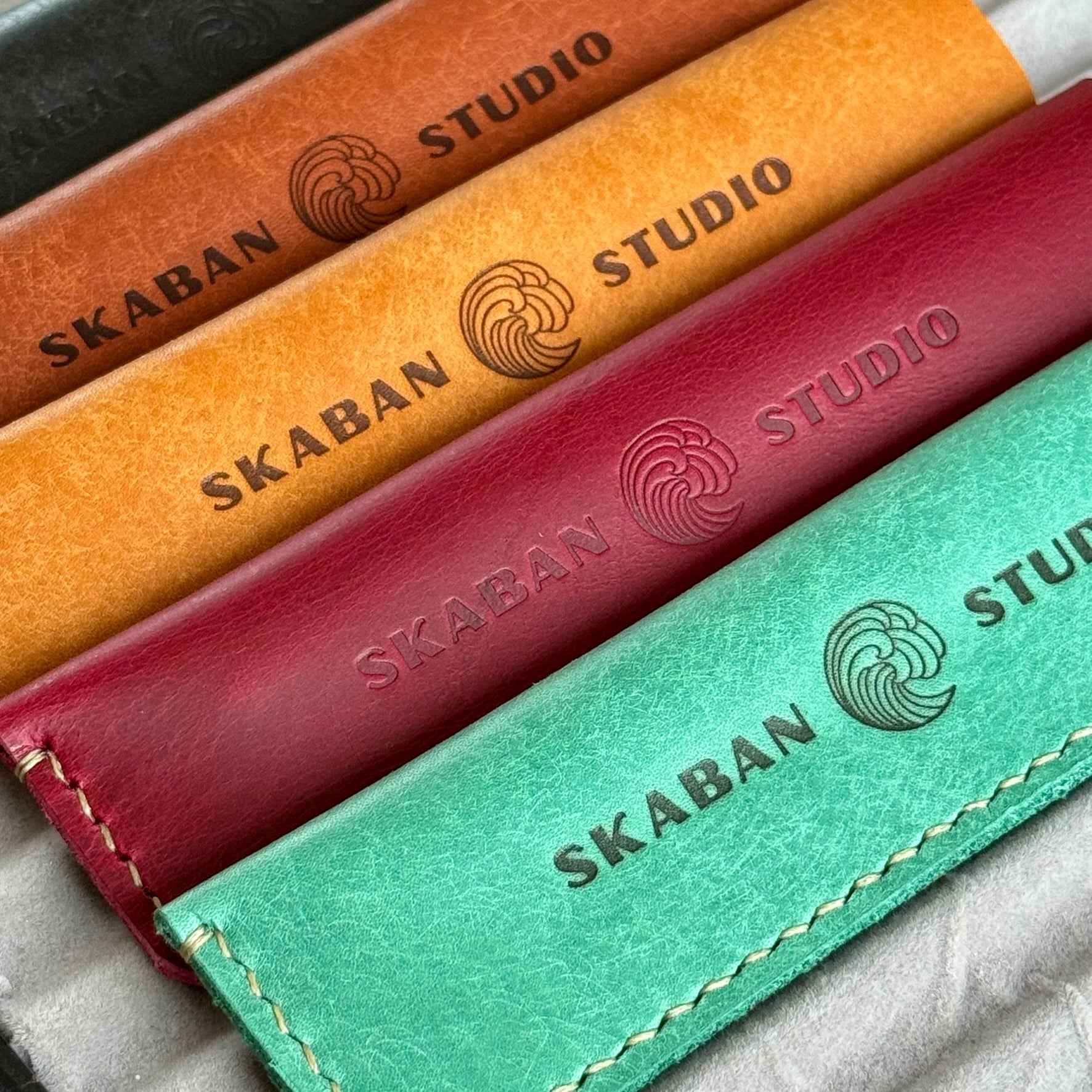 Handcrafted Leather Pen Sleeve