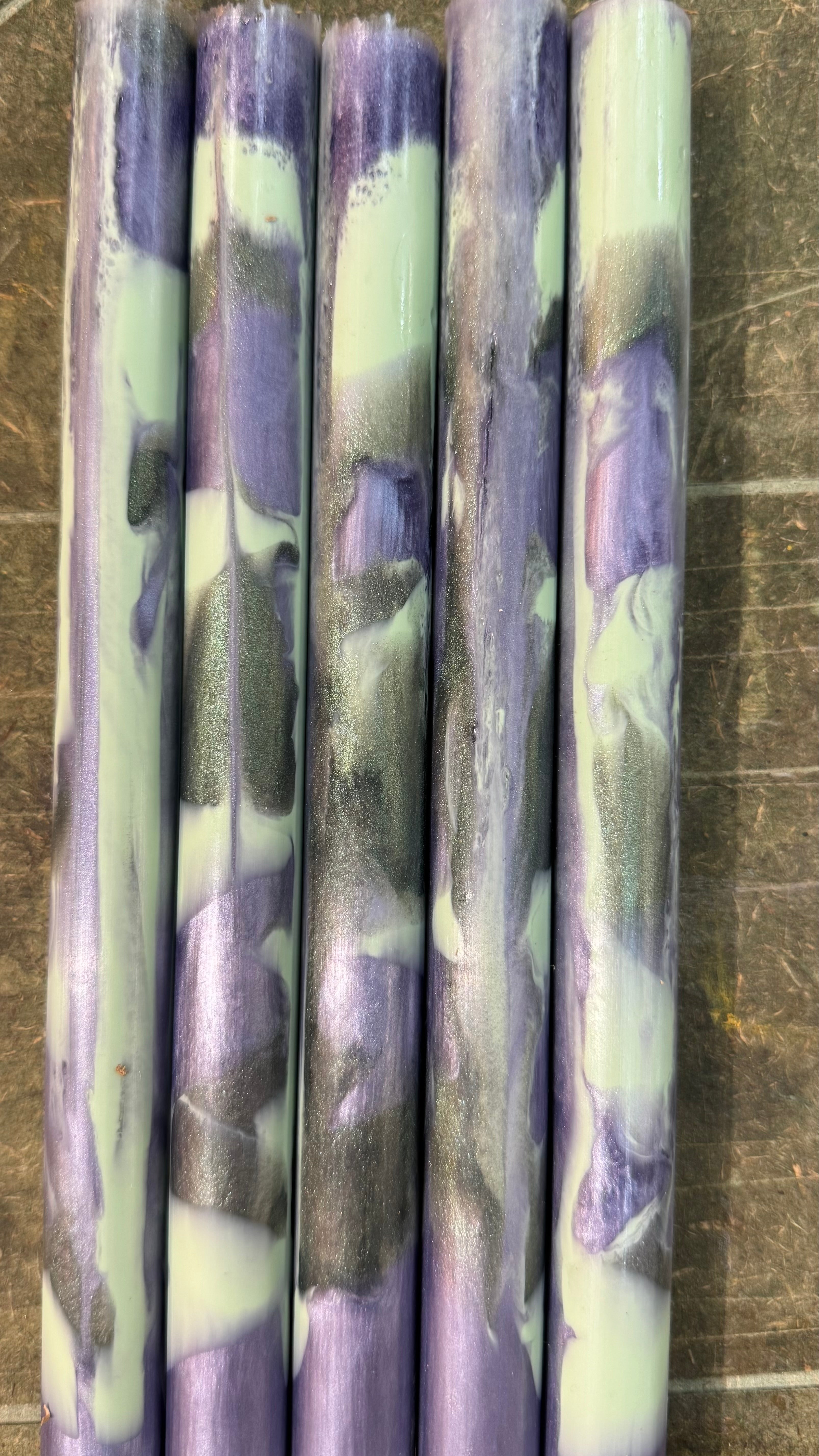 Pistachio Cream - Hand-cast Resin Blank