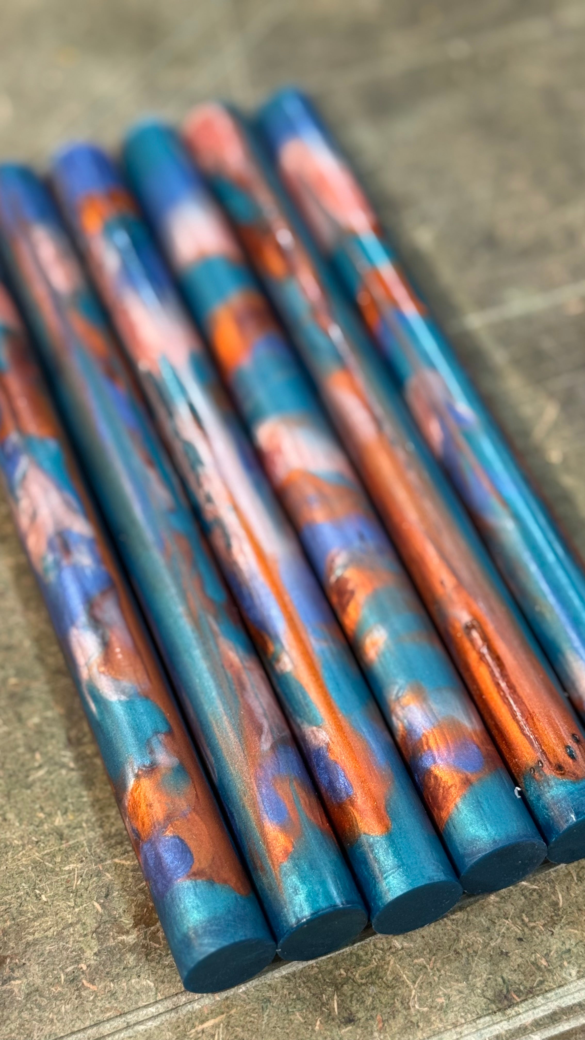 Burning Tide - Hand-cast Resin Blank