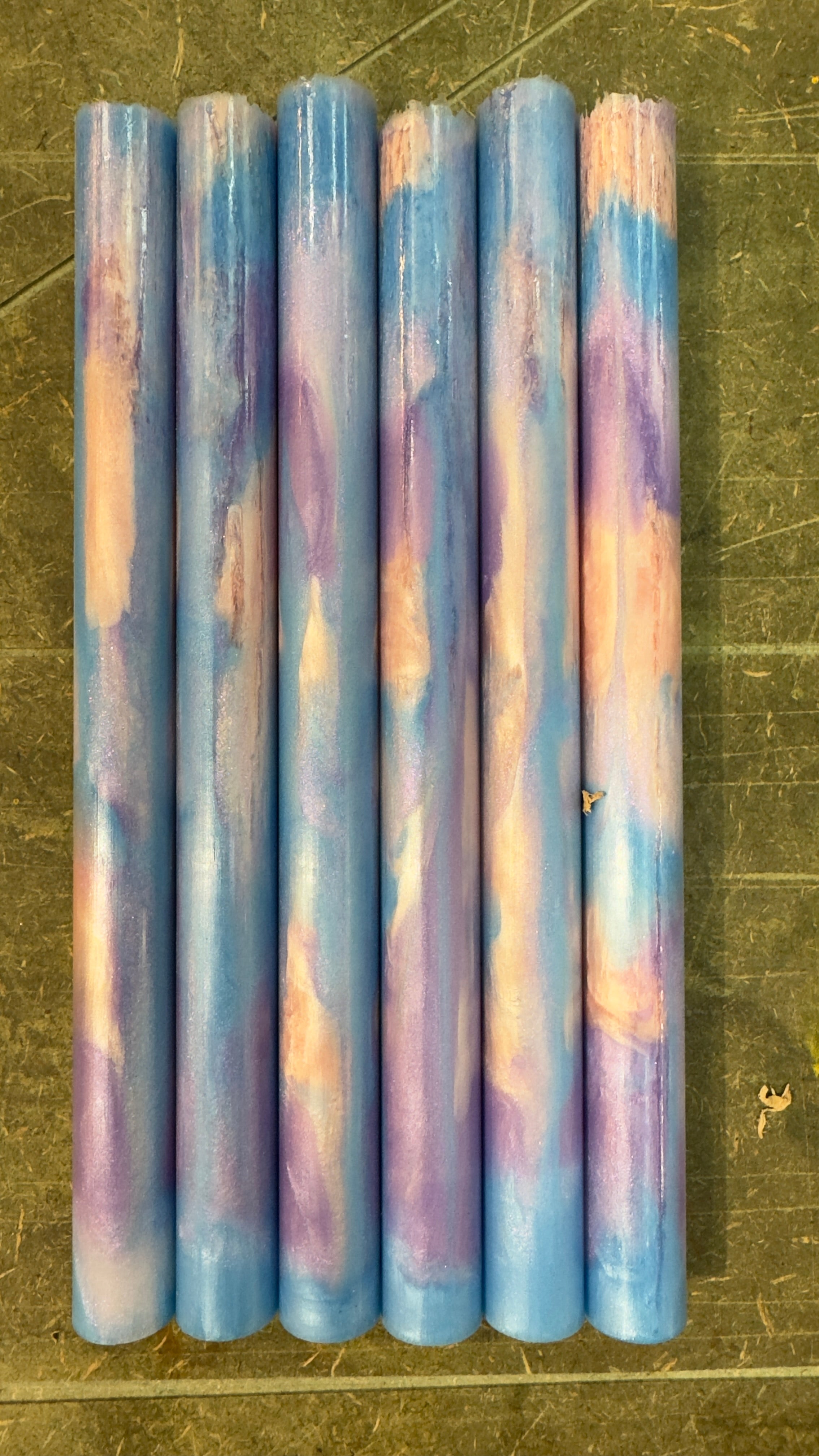 Pale Drift - Hand-cast Resin Blank