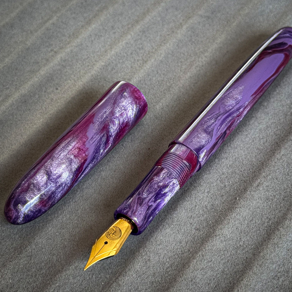Amethyst Noir - Hand-cast Resin Blank